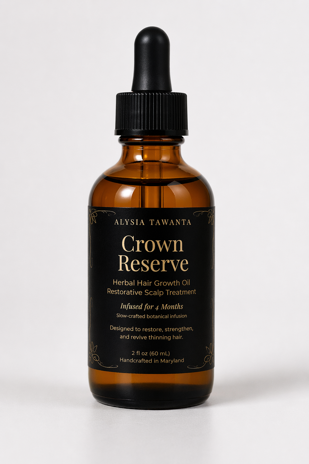 Crown Reserve Strands + Ends Length Retention Oil | 2 oz