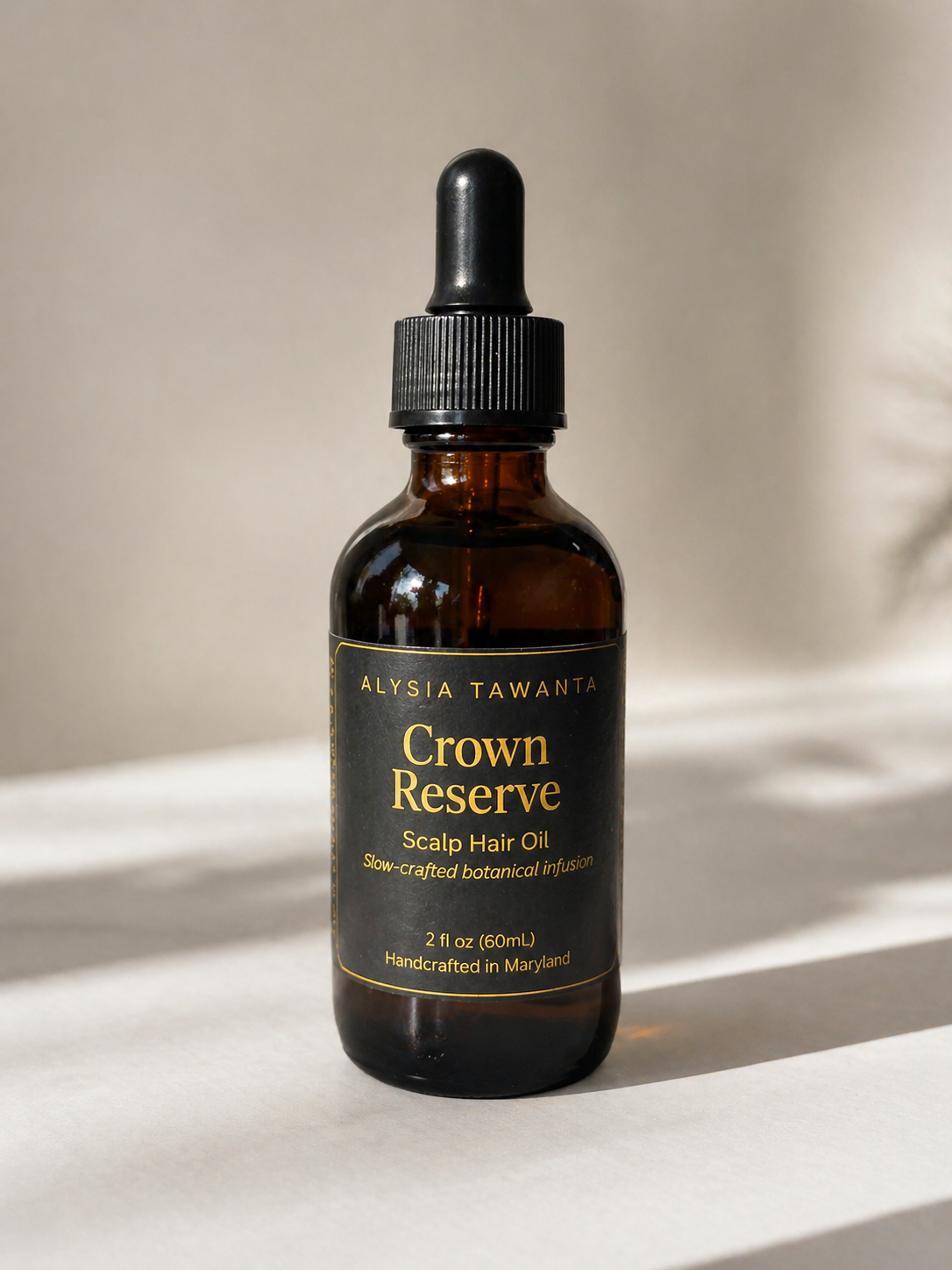 Crown Reserve Scalp Oil | 12-Herb Botanical Blend for Dry Scalp Care | Lightweight Oil | 2 oz