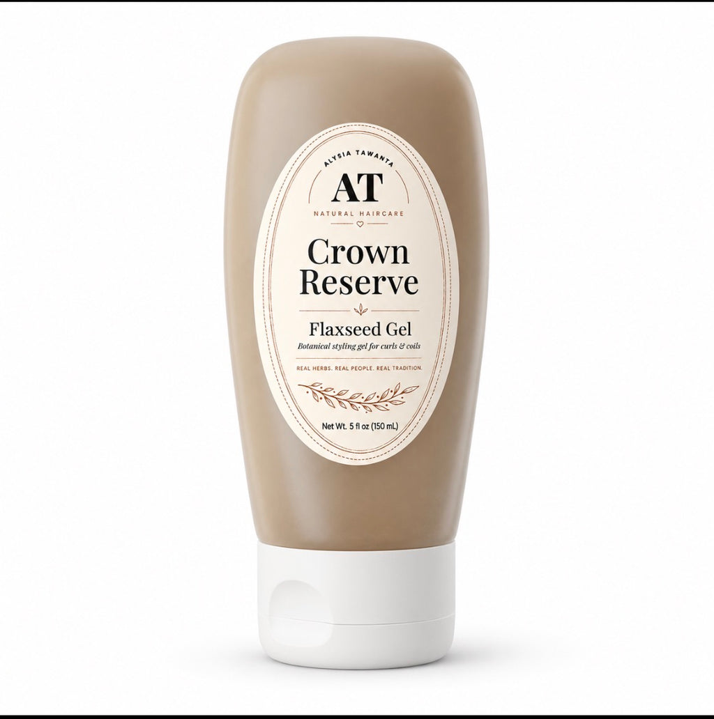 Crown Reserve Flaxseed Gel for Curls & Coils | Botanical Styling Gel | 5 fl oz