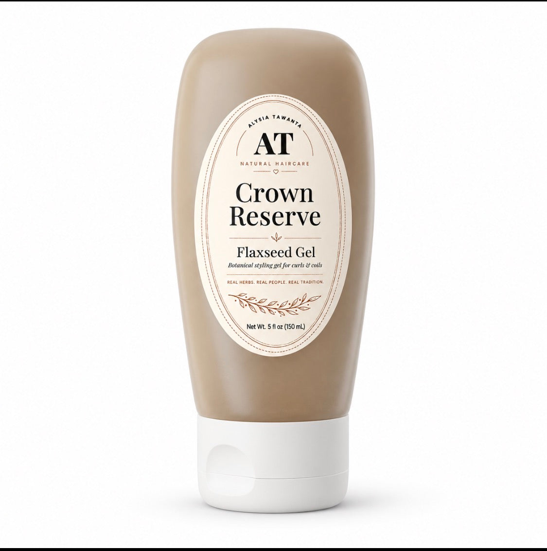 Crown Reserve Flaxseed Gel for Curls & Coils | Botanical Styling Gel | 5 fl oz
